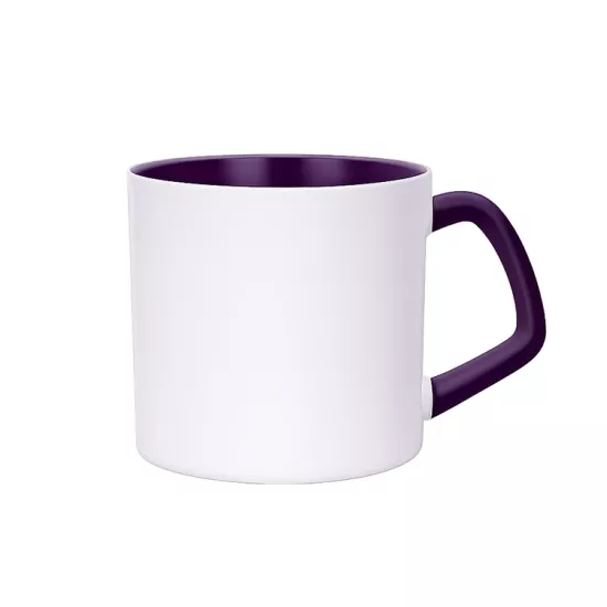 Afilli Porselen Kupa Bardak Dark mor