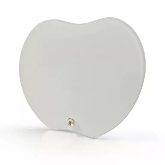 Kalpli Kristal Cam Çerçeve - 17x19cm