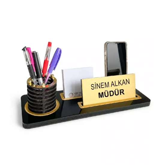 Platinum Pleksiglas Masa İsimliği