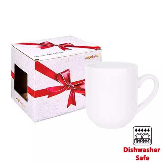 Porselen Beyaz Elite Kupa Bardak