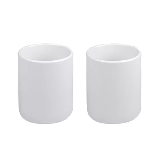 Porselen Kulpsuz İkili Fincan Seti