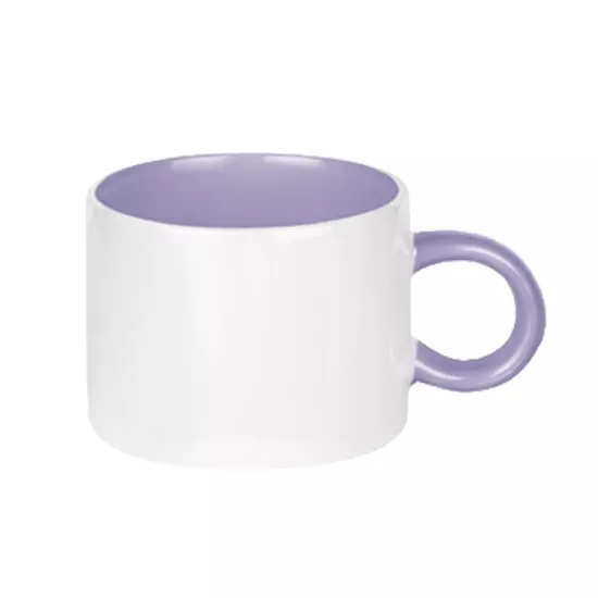  Porselen Lila Motto Fincan 