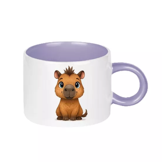  Porselen Lila Motto Fincan 