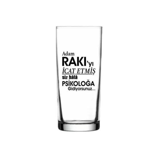 Firmalara Özel Baskılı  Rakı Bardağı