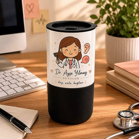 Termos Tipi Kupa Bardak 500 ml-istenilen baskıyla