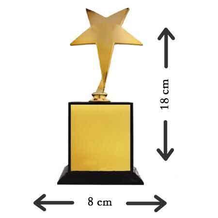 Yıldız ödül heykeli 18 cm