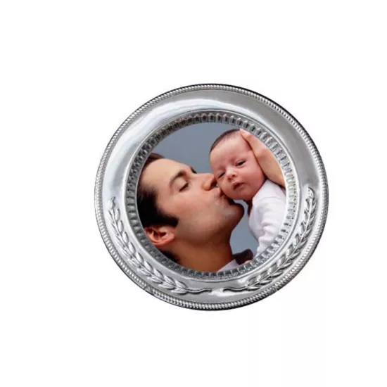 Metal Plaket Tabak gümüş renk