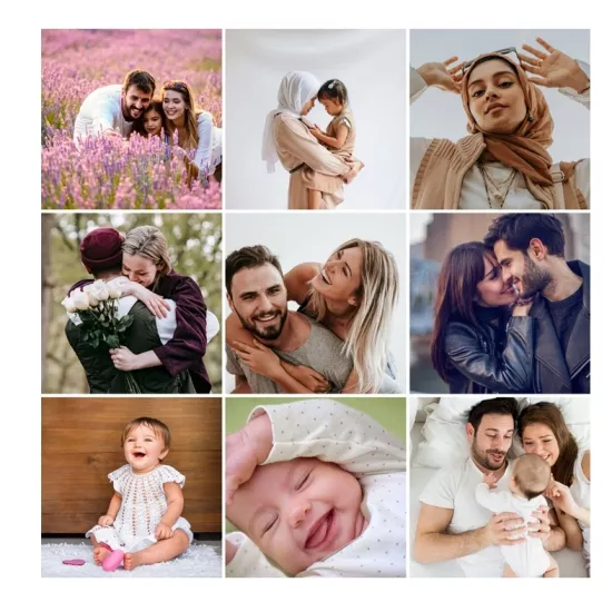 10x10 cm Magnet 9 lu