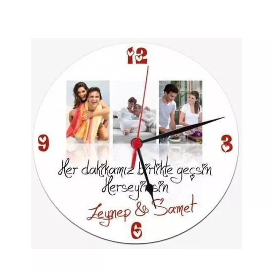 Dekoratif duvar saatleri cam