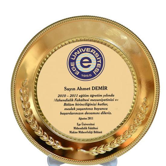 Başak lı ödül tabağı 25 cm