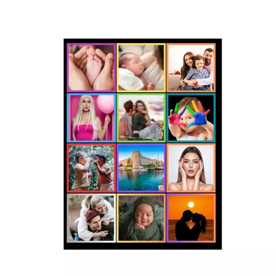 Magnet 7x7 kenarlıklı 12 adet