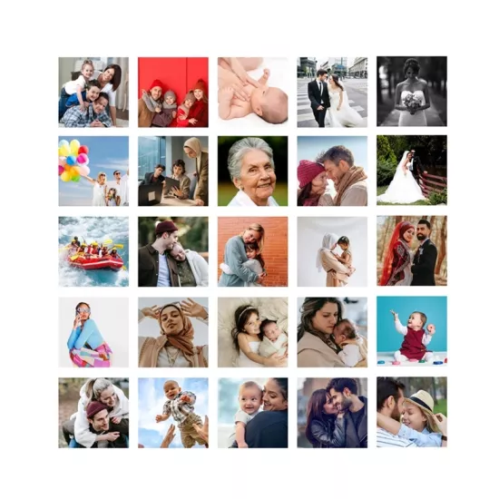 Magnet 6x6 cm  25 adet