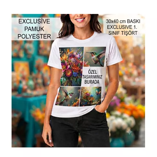 Exclusive Pamuk Polyester Tişört