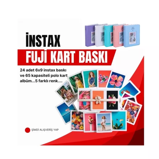 instax albüm+48 baskı
