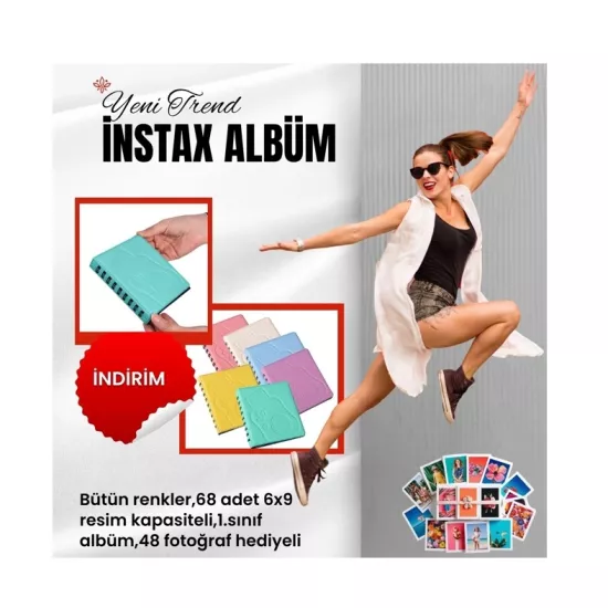 instax albüm+48 baskı
