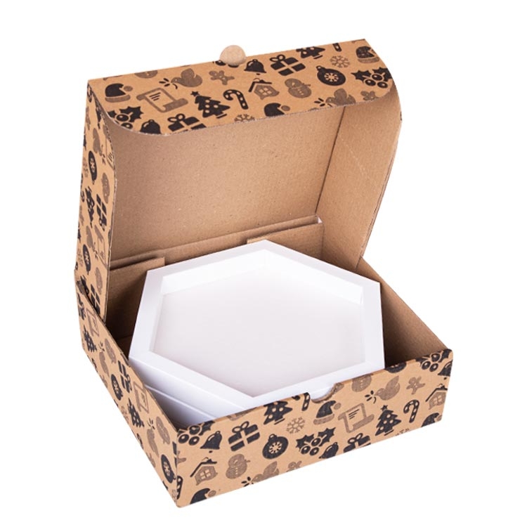 Yapışkanlı Sök Tak Büyük Altıgen Fotoğraf Çerçevesi - 3’lü Paket