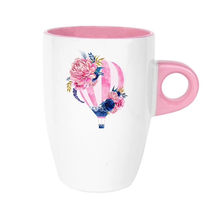 Pembe Latte Kupa Bardak - Kutulu-2 adet