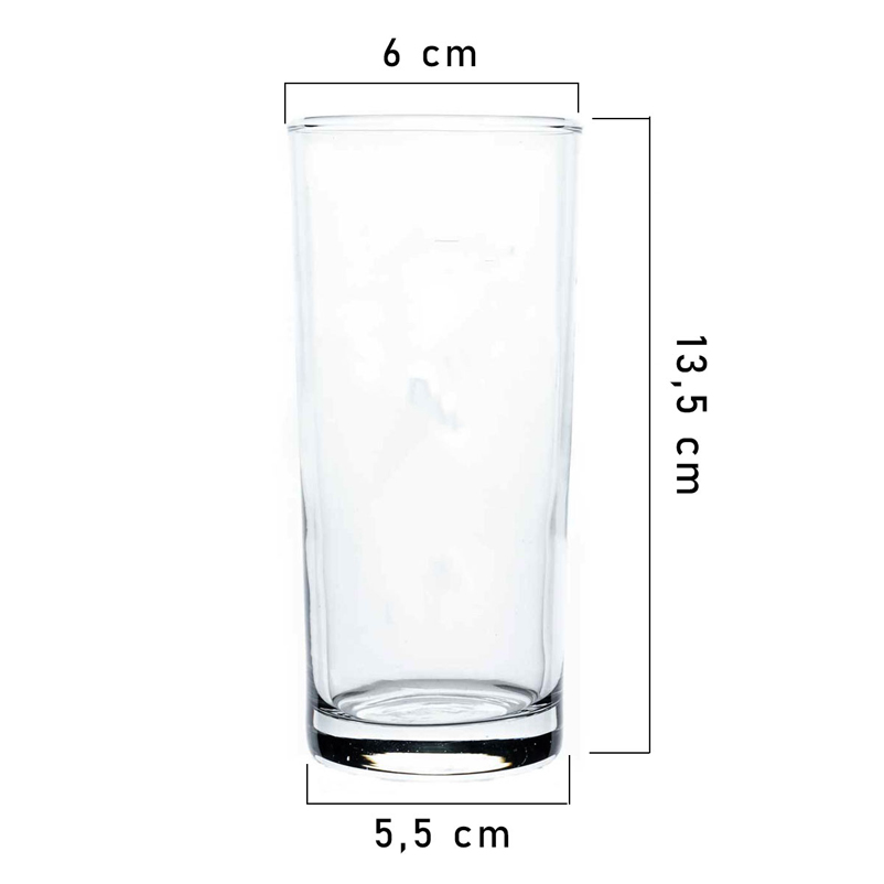 Meyve Suyu veya Rakı Bardağı (2 adet)