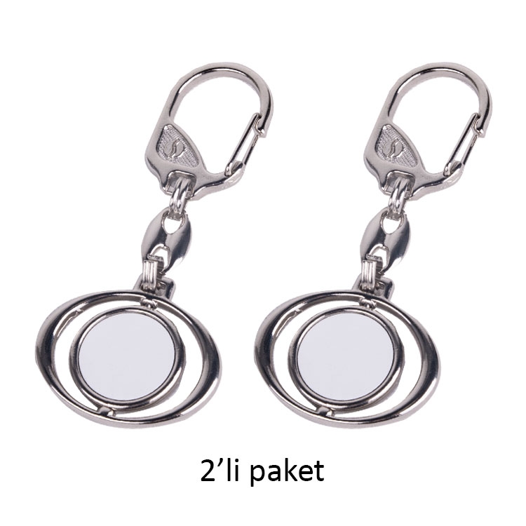Vivaldi Çift Taraflı Metal Anahtarlık - 2’li Paket
