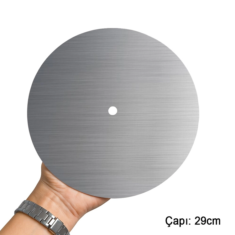 Yuvarlak Metal Büyük Saat - 29cm