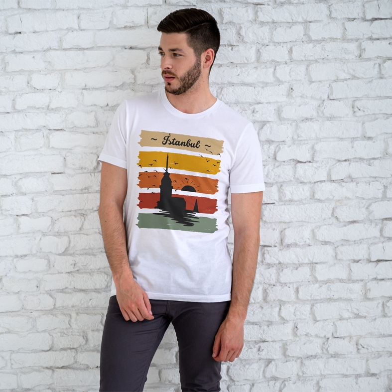   Exclusive Pamuk Polyester Tişört