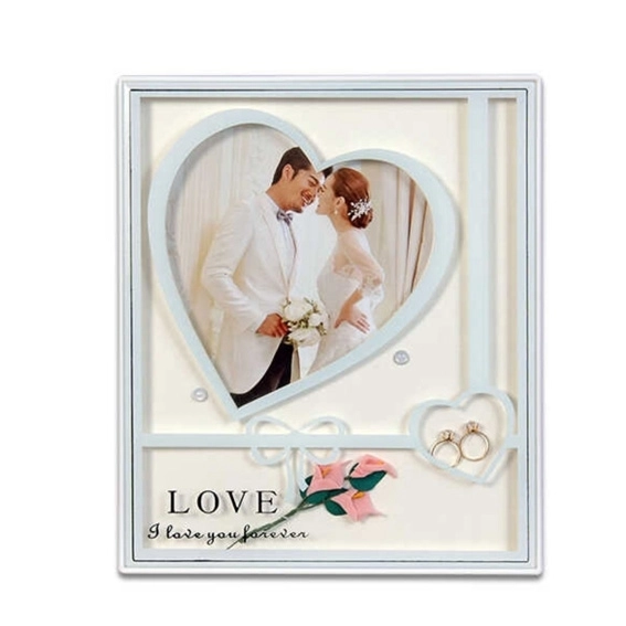 Dekoratif USB Led Işıklı Çerçeve Kalpli