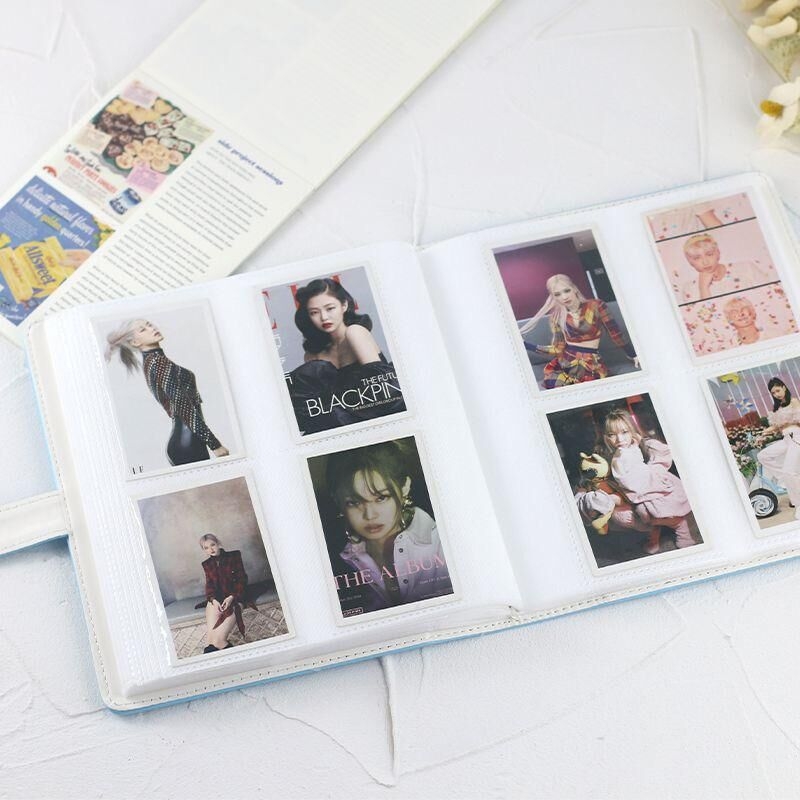 instax 64 adetlik  6x9cm deri fotoğraf Albümü