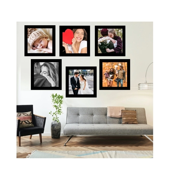 Yapışkanlı 6 lı Fotoblok türü çerçeveler  20x20