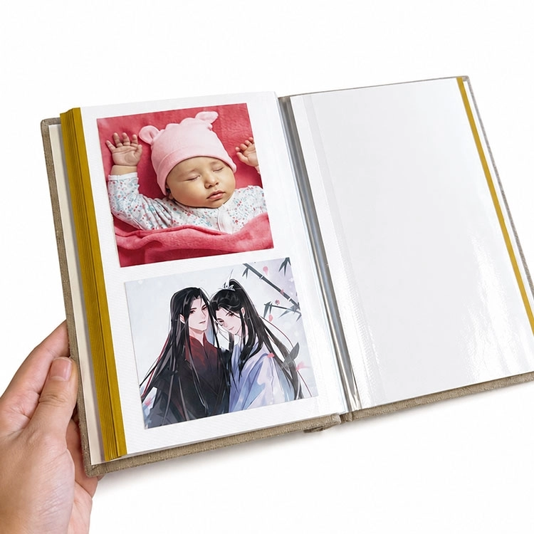 Yapışkanlı Süet Fotoğraf Albümü 15 Yaprak - 18x23cm