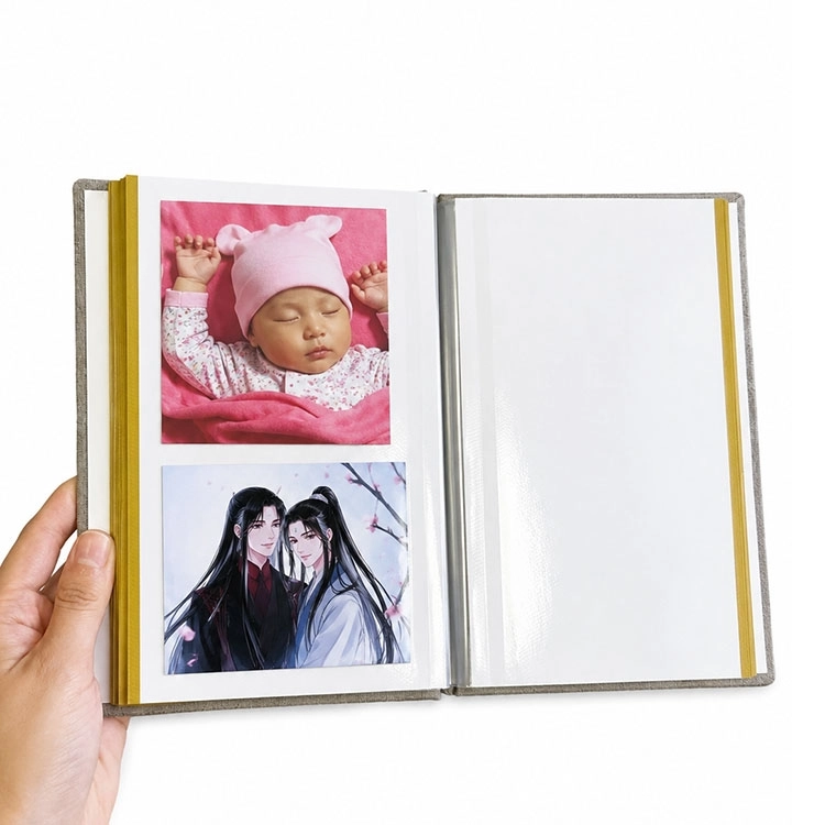 Yapışkanlı Süet Fotoğraf Albümü 15 Yaprak - 18x23cm